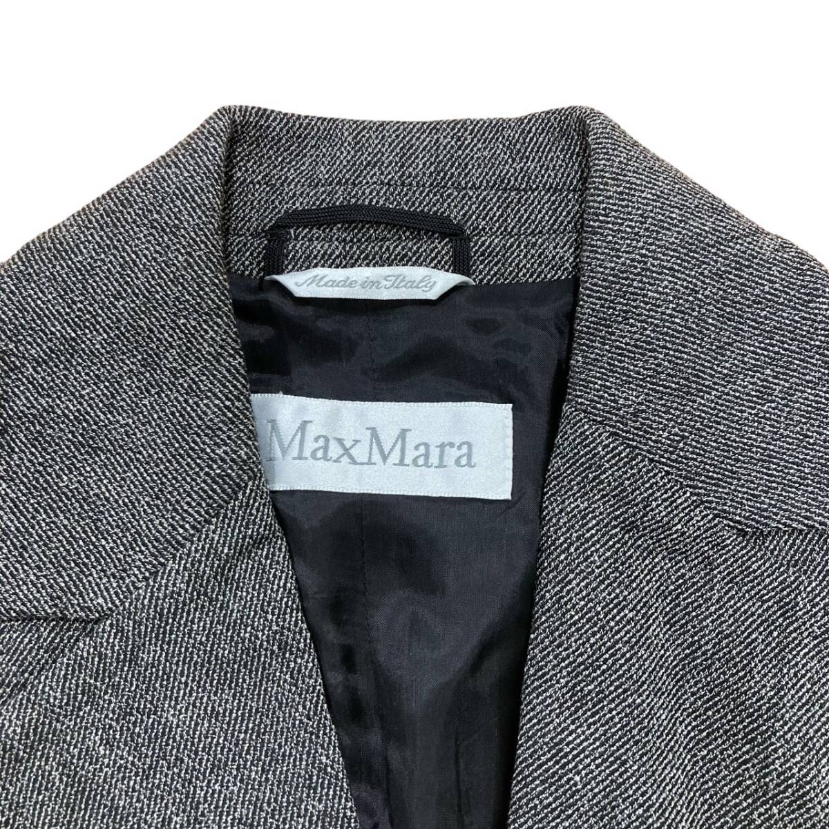 MAX MARA マックスマーラ ジャケット スカート セットアップ グレー_画像4