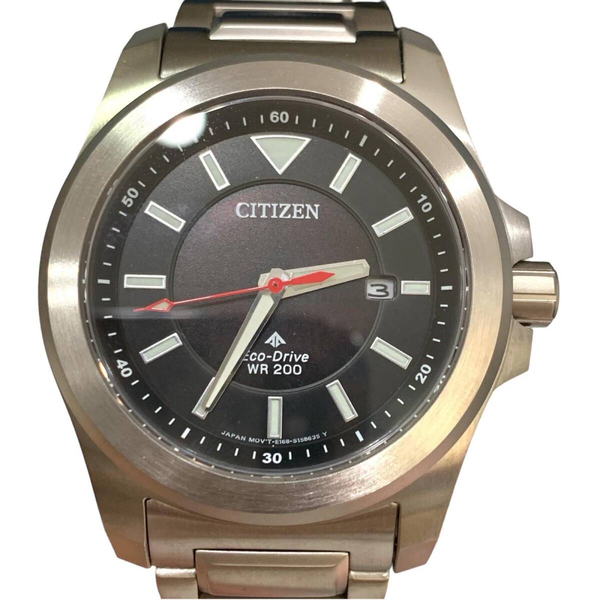 未使用 CITIZEN シチズン プロマスター ランド エコドライブ メンズ腕時計 ソーラークオーツ SS BN0211-50E_画像2
