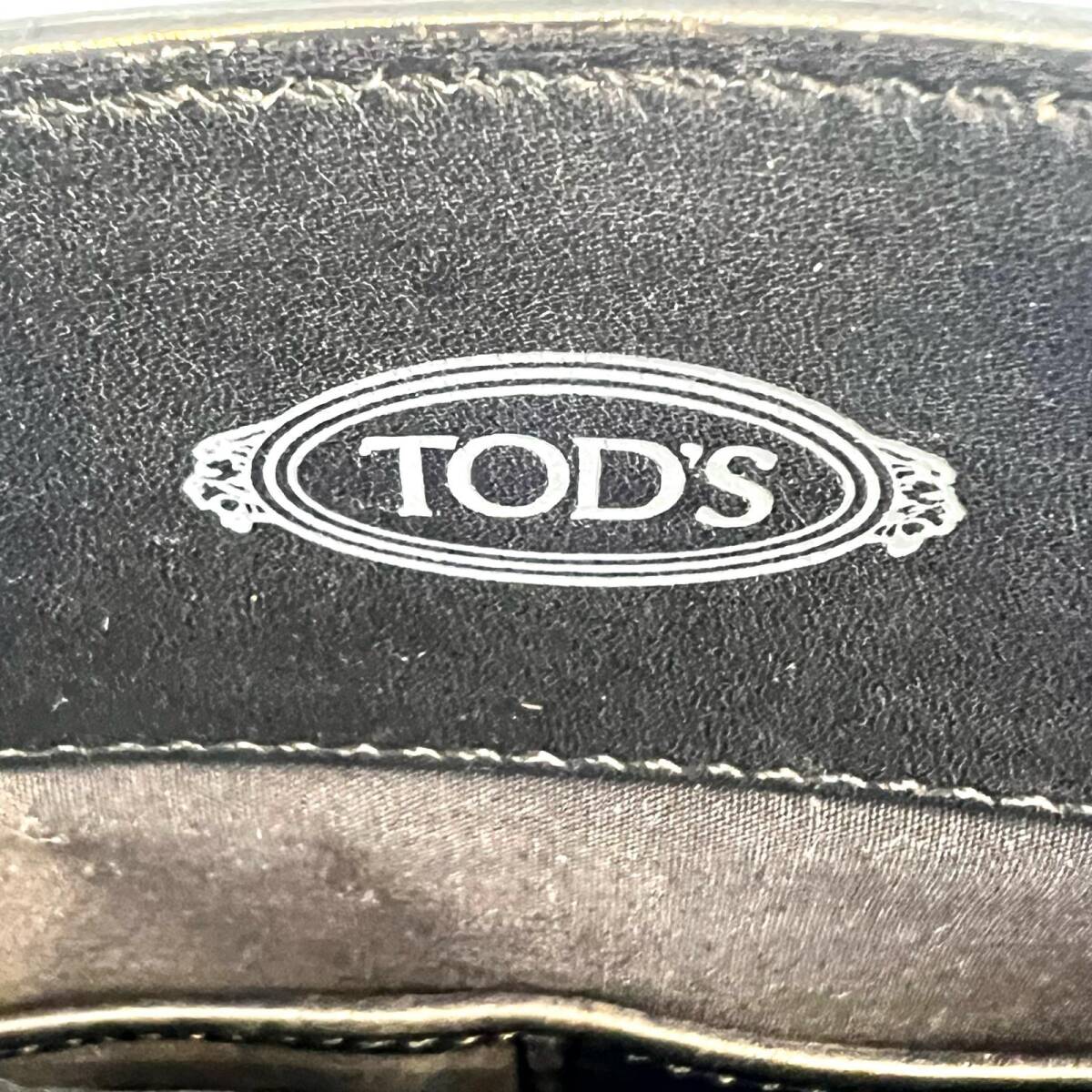 TOD’S トッズ トートバッグ ビジネスバッグ ステッチ レザー ブラック