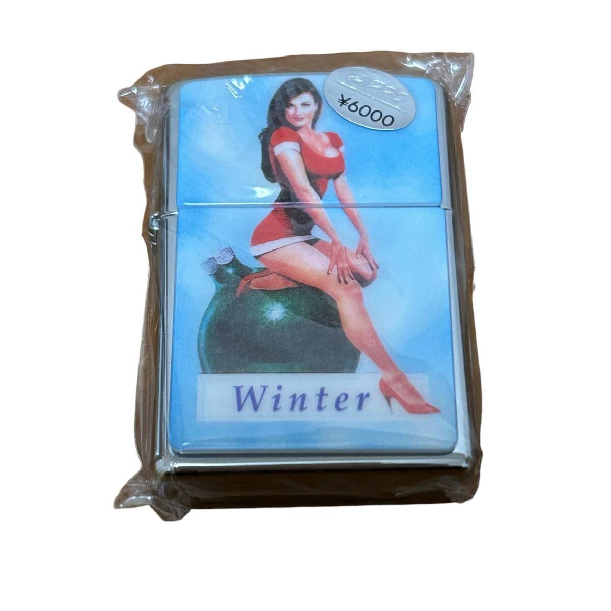 ZIPPO ジッポー 1996 Collectible of the Year PINUP girls ピンナップガール THE Four Seasons 1996年製 4点セット ライターの画像8