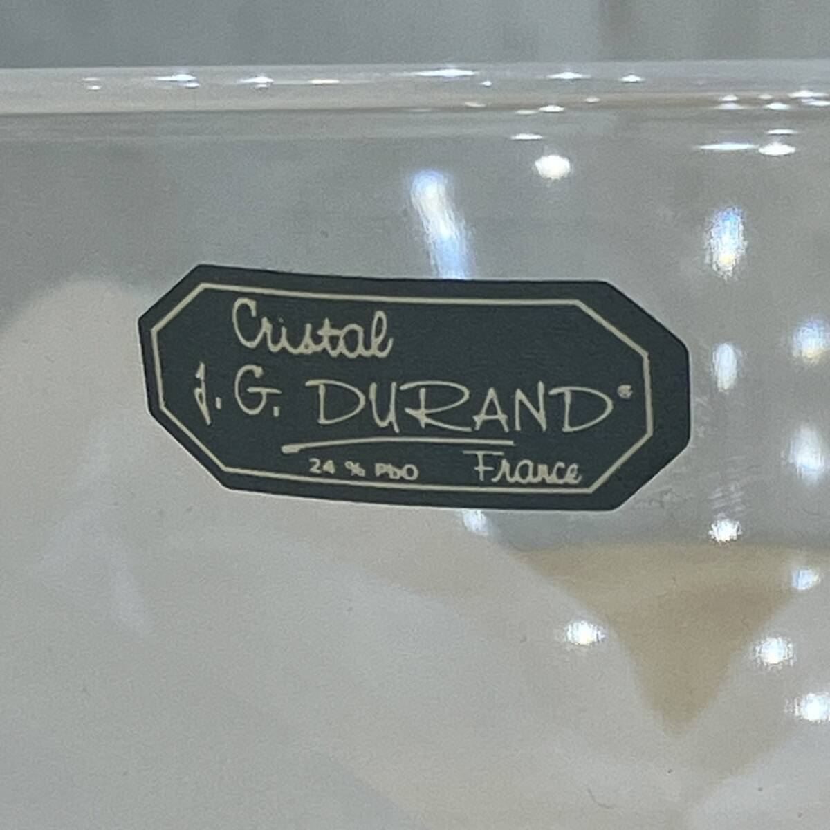 ★未使用 JG DURAND デュラン ヴィンテージ クリスタル デザートカップ 6客セット フランス製 食器_画像5