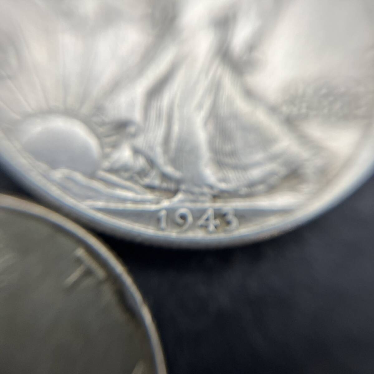 アメリカ銀貨 5枚セット 61.4ｇ 50セント ハーフダラー ウォーキングリバティ 1/2ドル アンティークコイン コレクションの画像6