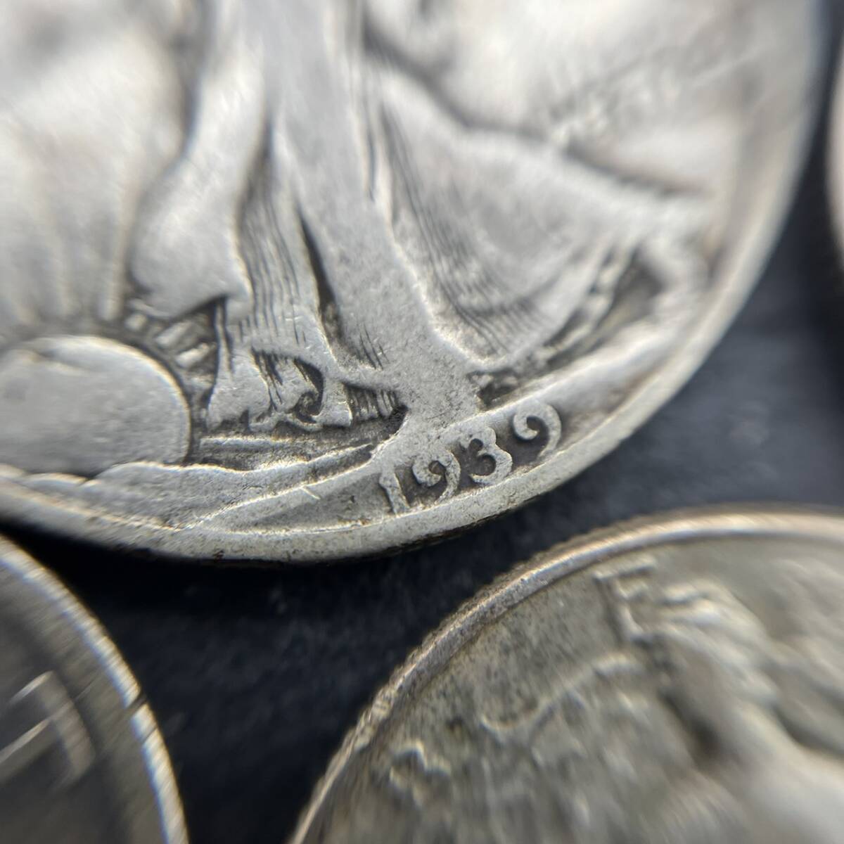 アメリカ銀貨 5枚セット 61.4ｇ 50セント ハーフダラー ウォーキングリバティ 1/2ドル アンティークコイン コレクションの画像5