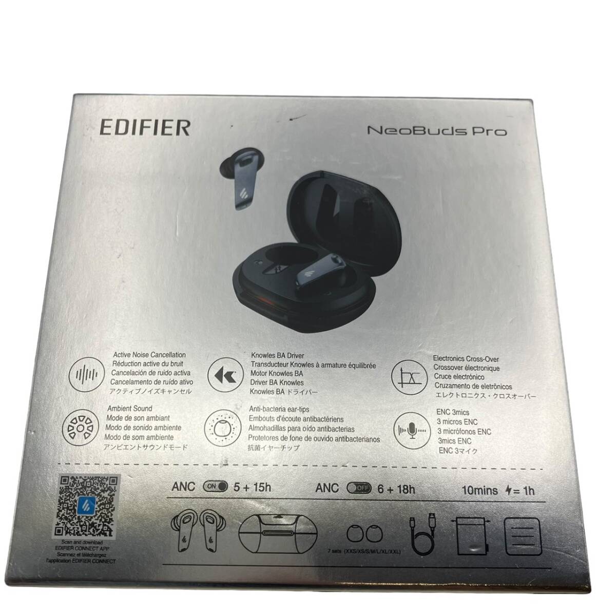 未開封 新品 未使用 EDIFIER Neo Buds Pro ノイズキャンセリング ワイヤレス イヤホン ハイレゾ対応の画像6