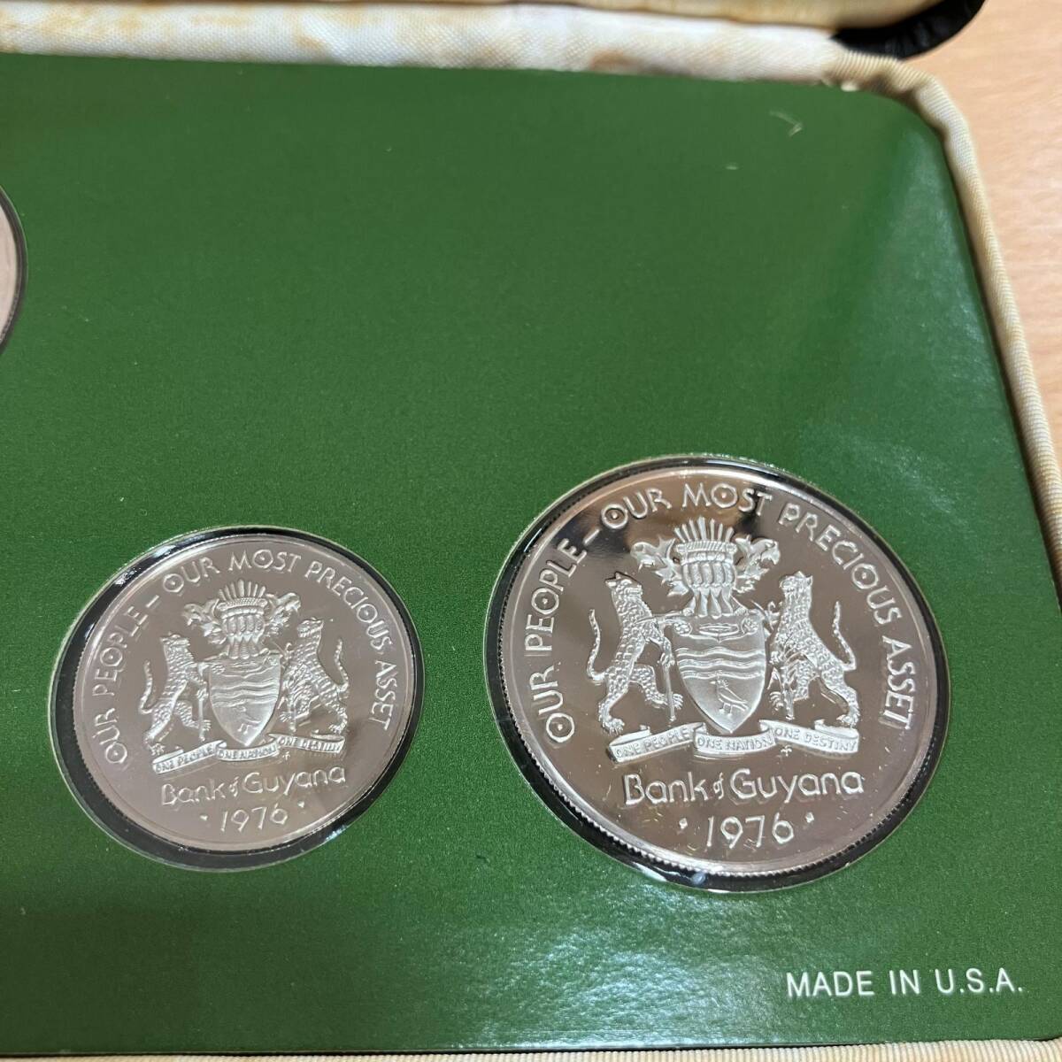 ガイアナ共和国 プルーフコインセット GUYANA PROOF SET 1976 コインの画像5