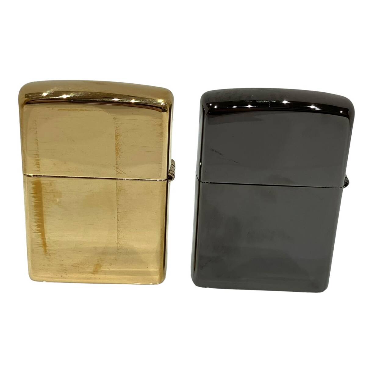 ZIPPO ジッポー オイルライター USA製品 シルバー ゴールド マット等 5点セット 着火確認×_画像6