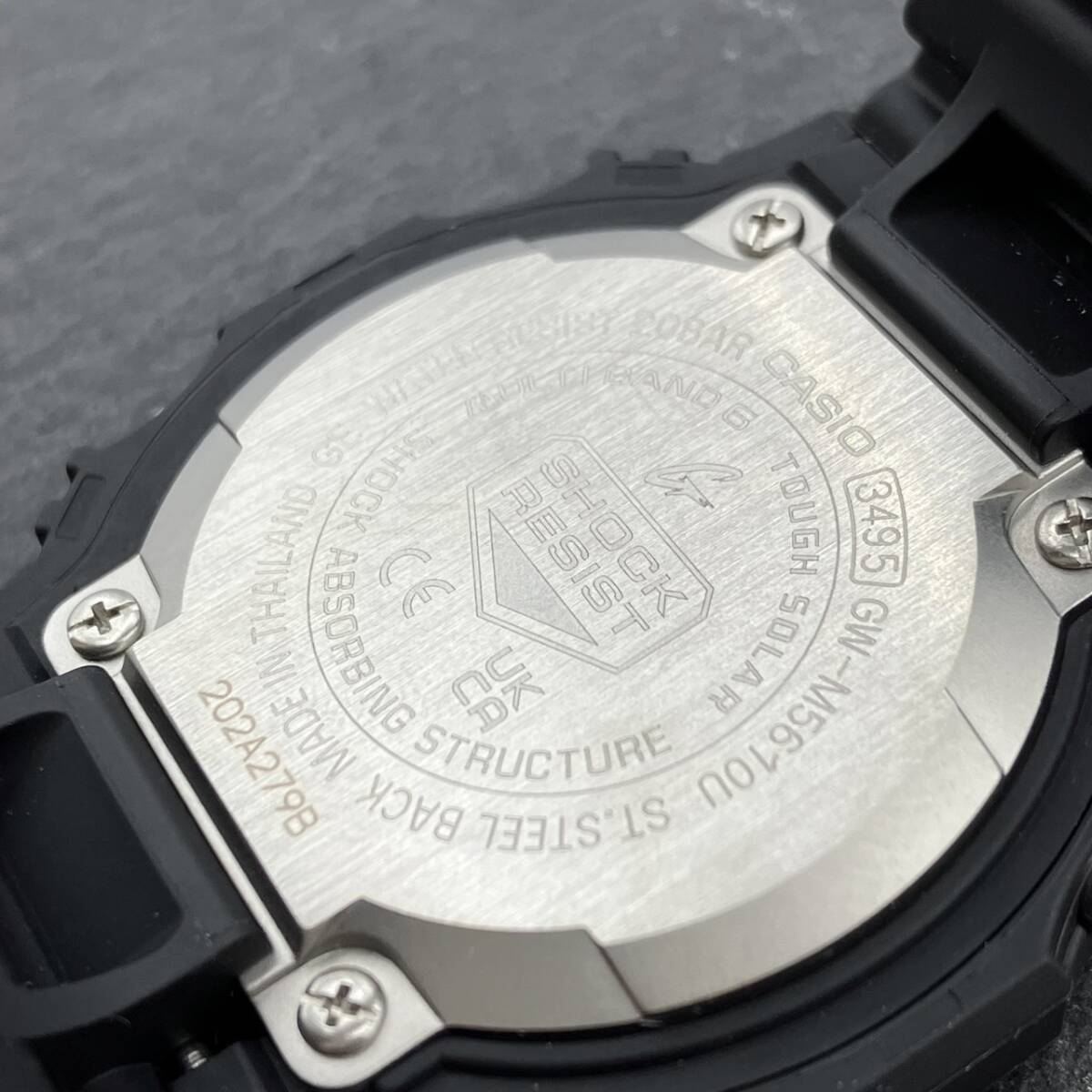 CASIO カシオ G-SHOCK GW-M5610U タフ ソーラー電波 メンズ腕時計 稼働品 ブラック_画像9