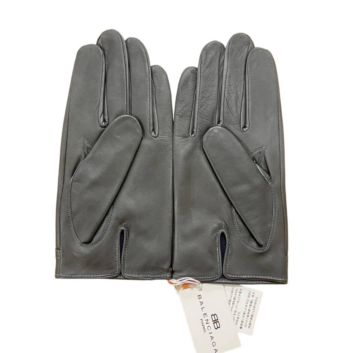 BALENCIAGA バレンシアガ レザー 手袋 ブラック サイズ24 手袋の画像2
