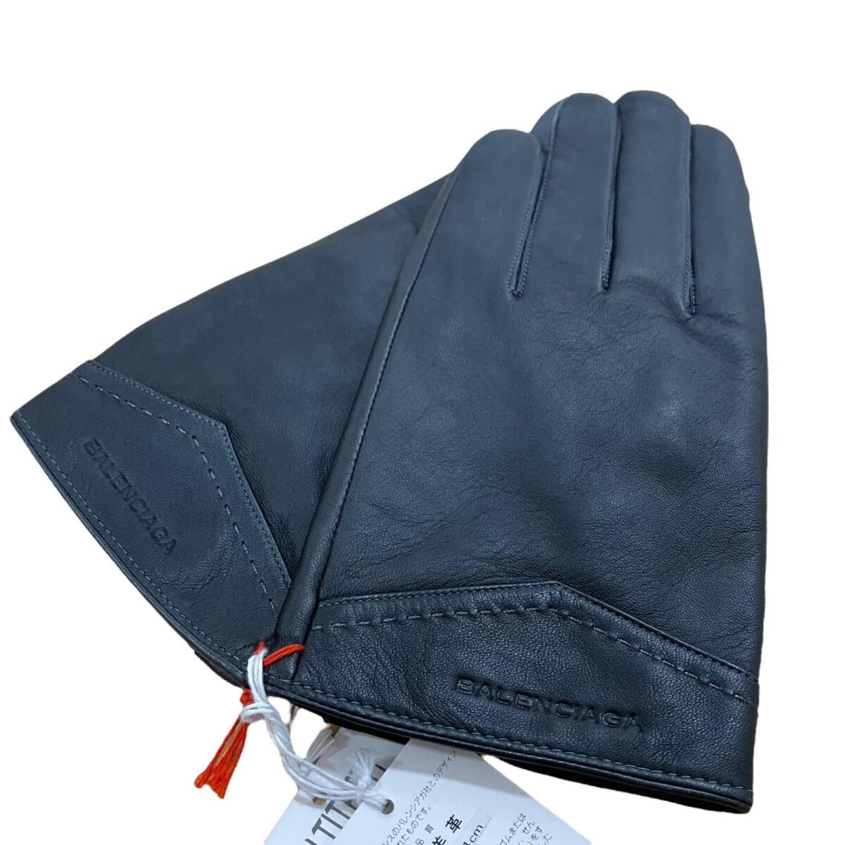 BALENCIAGA バレンシアガ レザー 手袋 ブラック サイズ24 手袋の画像4