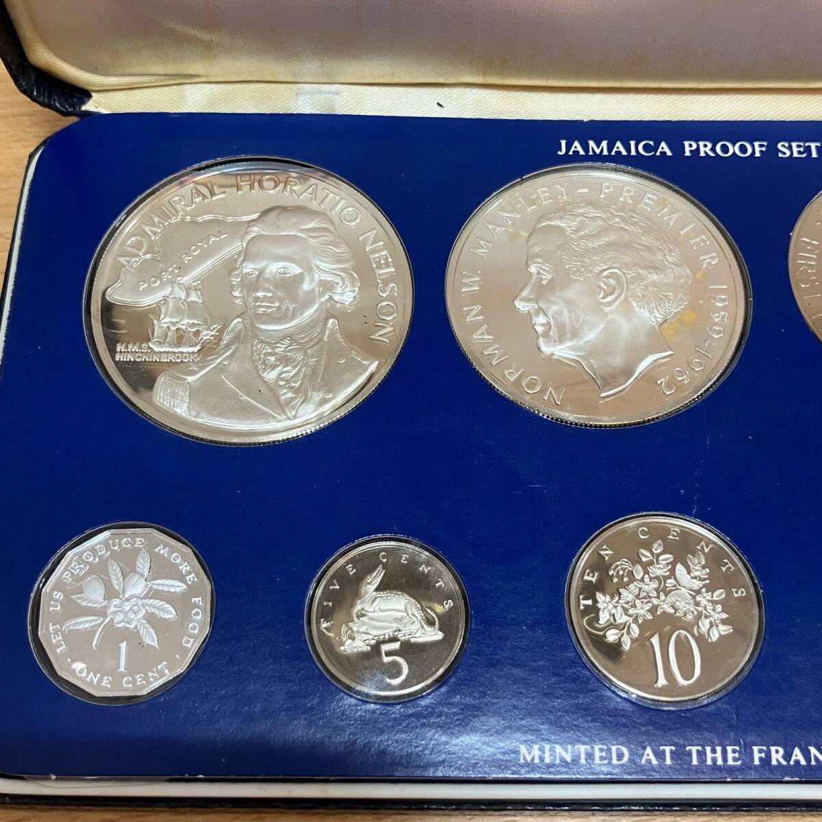 1976年度 ジャマイカ公式法貨プルーフ・セット ジャマイカ プルーフ コイン セットの画像4