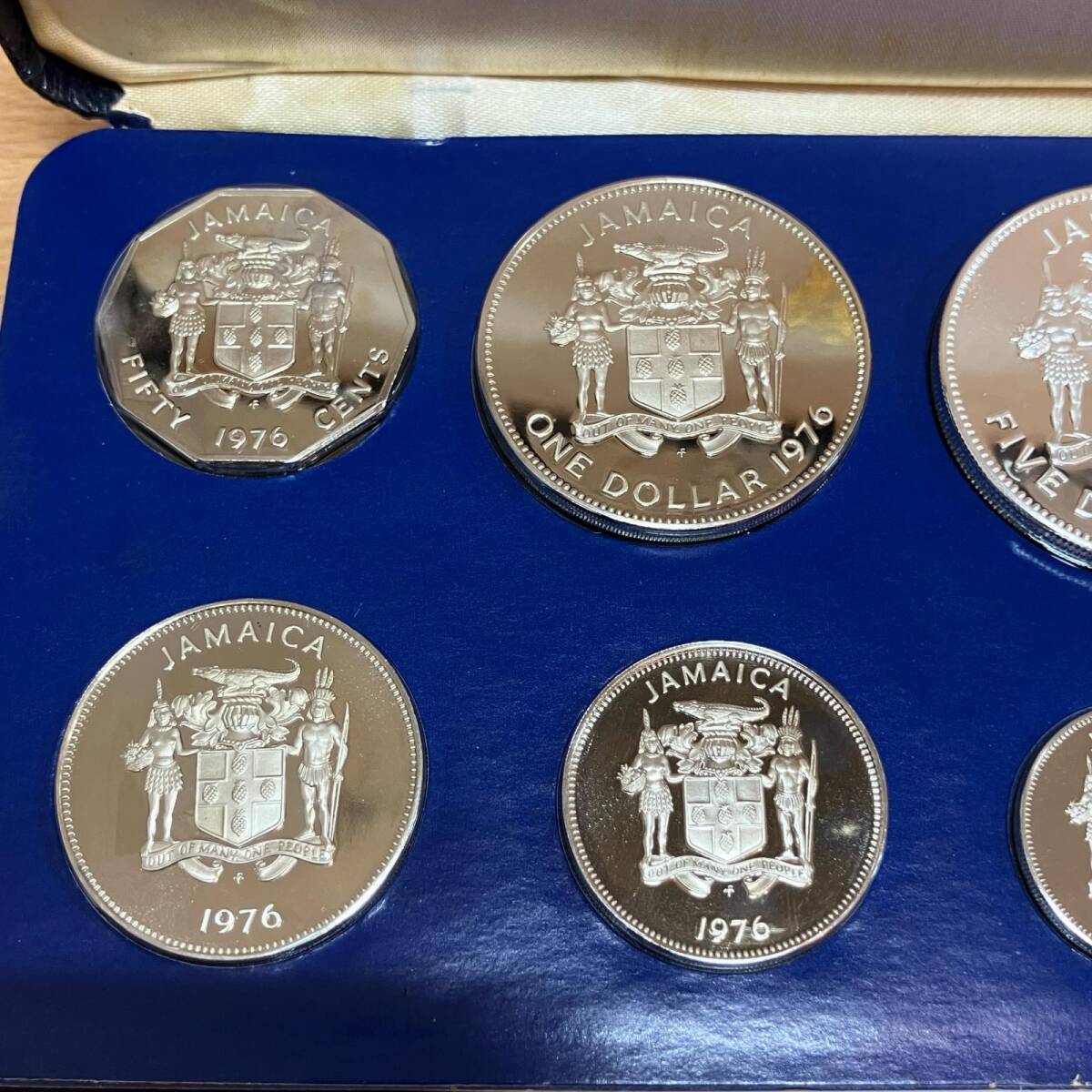 1976年度 ジャマイカ公式法貨プルーフ・セット ジャマイカ プルーフ コイン セットの画像7