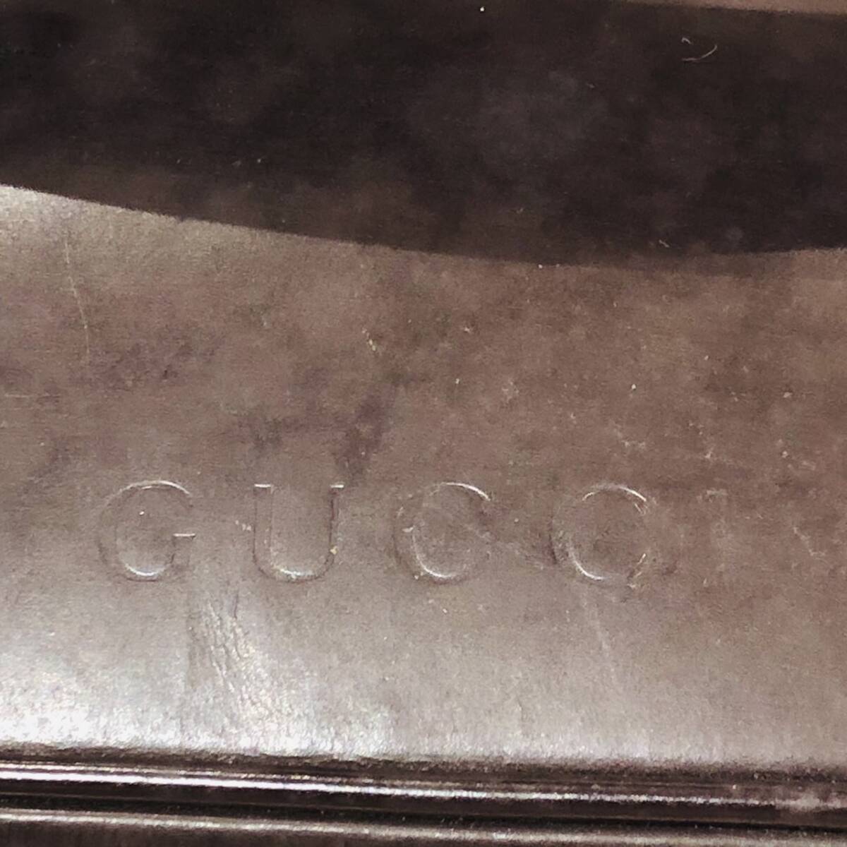 GUCCI グッチ オールドグッチ バンブー エナメル ハンドバッグ バニティバッグ 化粧ポーチ 032.1956.0150の画像8