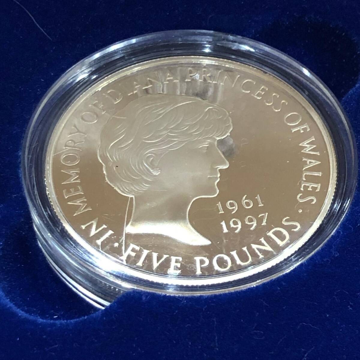 1999 год Diana ... памятная монета серебряный устойчивый 5 фунт серебряная монета деньги 