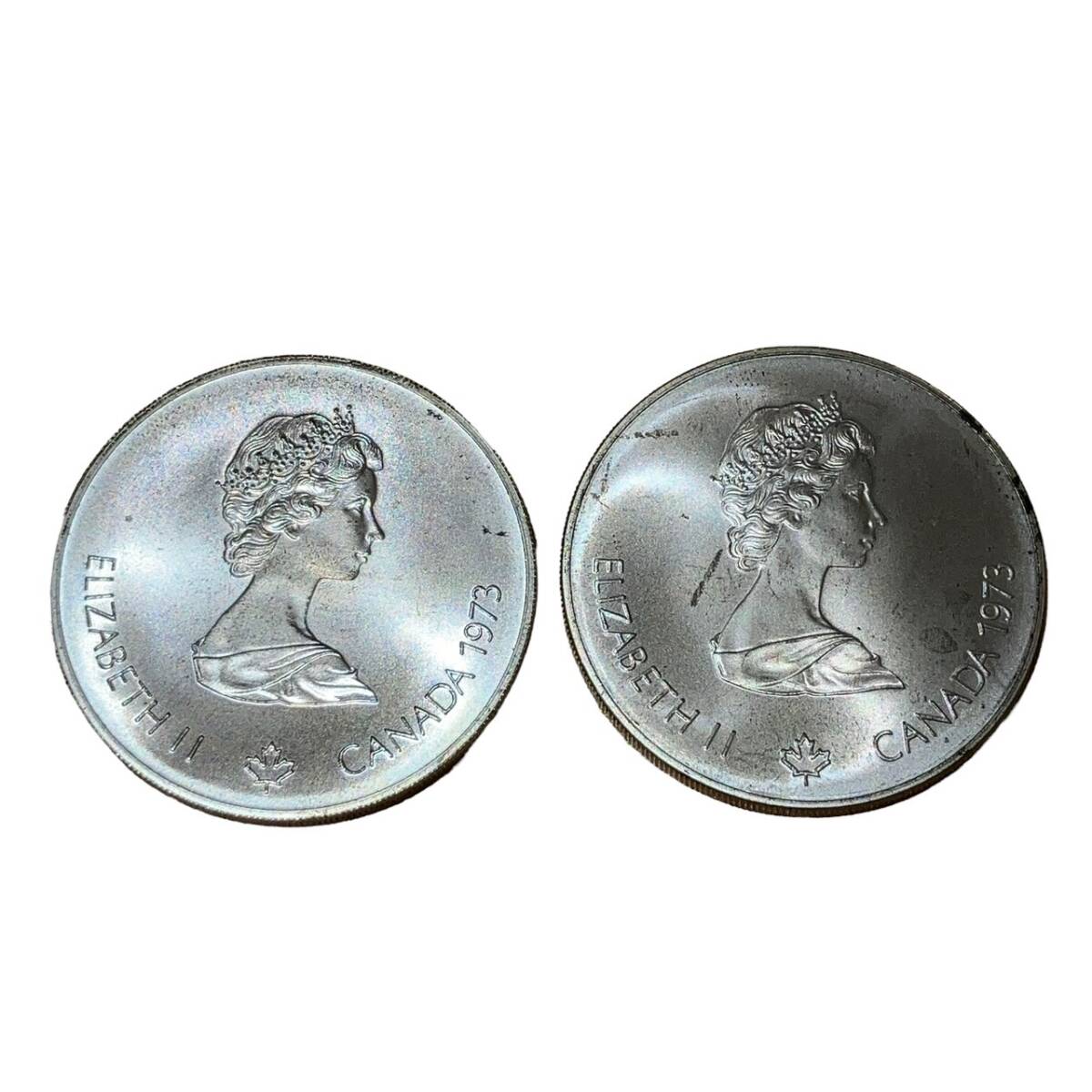 1976年 モントリオールオリンピック 記念硬貨 10ドル銀貨 5ドル銀貨 シルバー925 4点セットの画像3