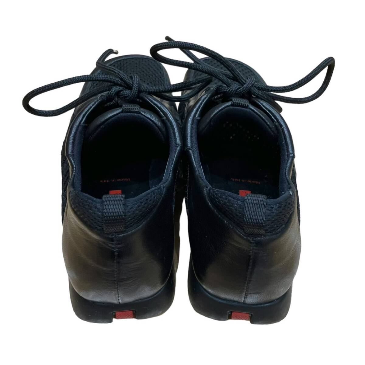 PRADA Prada Prada спорт сетка туфли без застежки спортивные туфли черный 