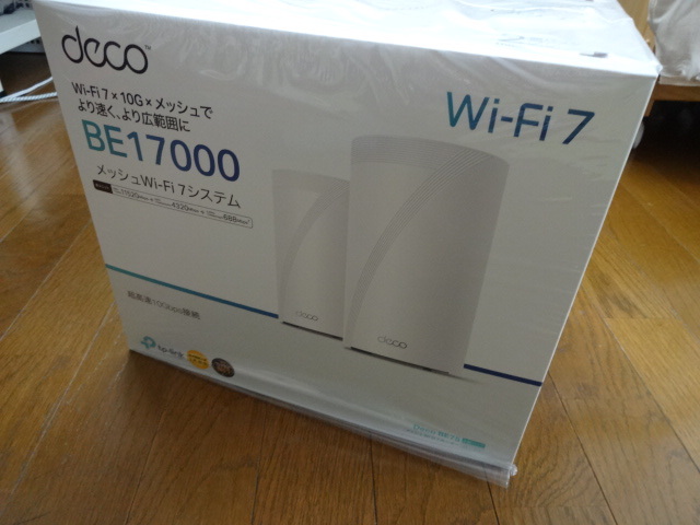 TP-Link★WiFi7／BE17000 Deco BE75（新品１台）★トライバンドWiFiルーター／メッシュWiFiシステム_画像1