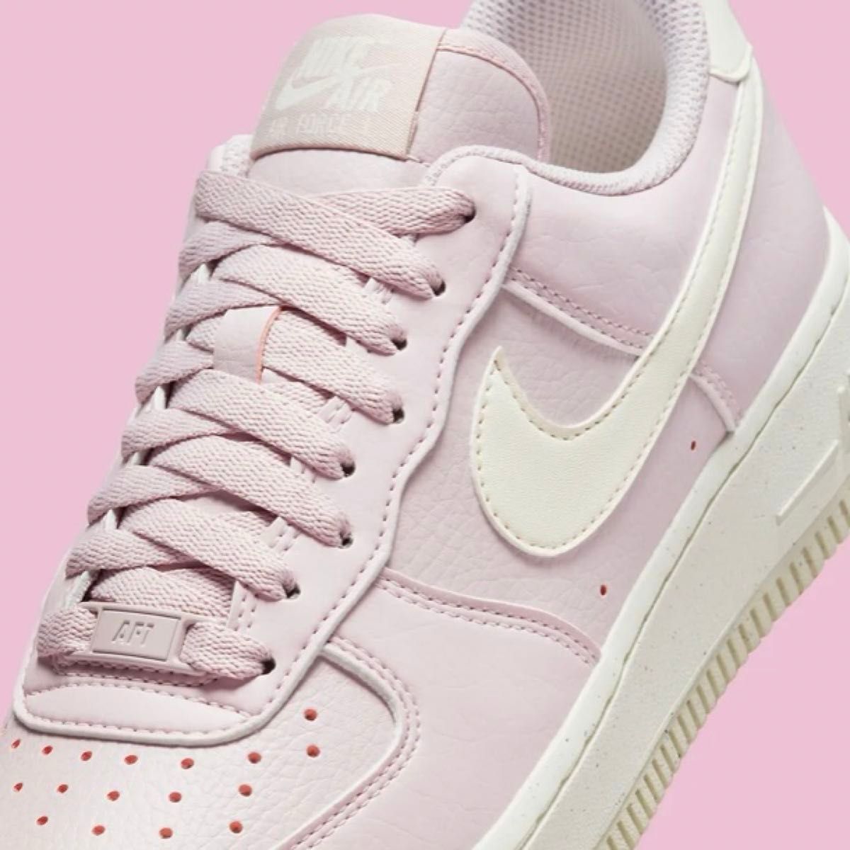 NIKE ナイキ AIR FORCE 1 エアフォース1 パステルピンクホワイト ラベンダー くすみピンク パープル 24cm