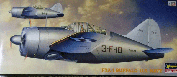  Hasegawa /1/72/ America navy F2A-1 Buffalo . on fighter (aircraft) / not yet constructed goods 