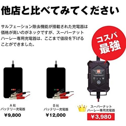  Harley exclusive use battery charger winter interval . attaching .. none OK! function . charge tolikru adjustment sa6V/12V switch type 135