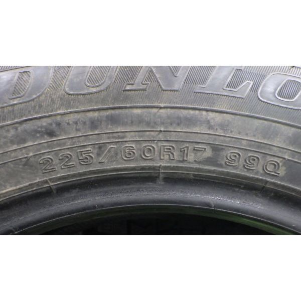 ダンロップ WINTER MAXX WM02 225/60R17 4本SET◆2019年製8~9分山スタッドレス◆中古 特筆すべき損傷なし◆白石区手渡し可◆フォレスター等の画像10