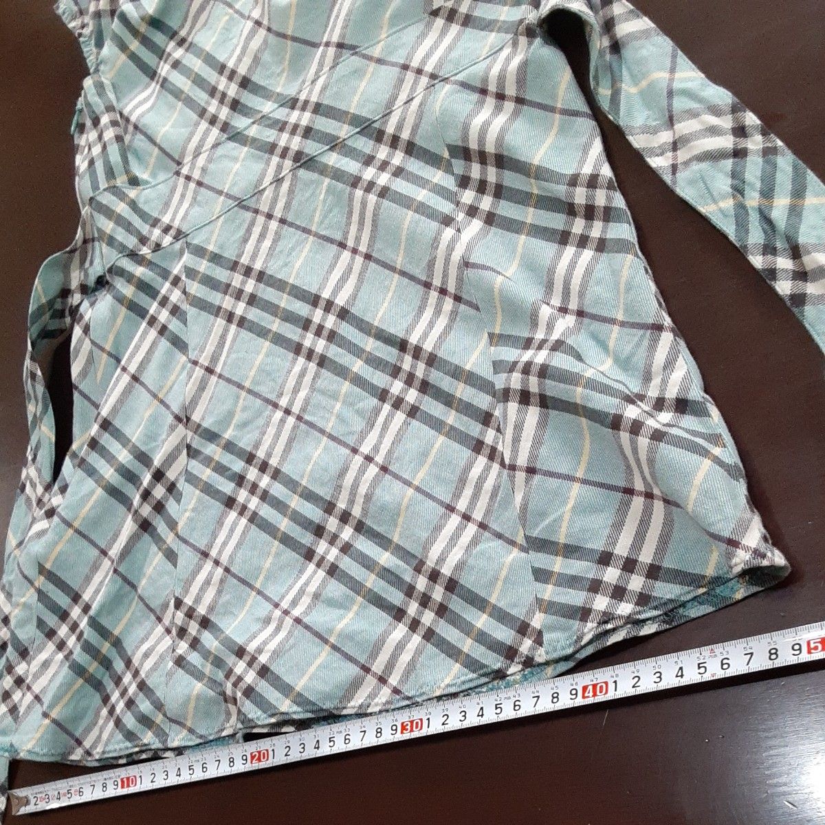バーバリーチェックトップス水色春夏物 BURBERRY LONDON BLUE バーバリーチェックトップス水色春夏物 BURBERRY LONDON BLUE