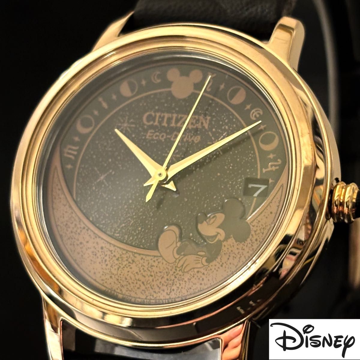 【Disney】展示品/CITIZEN/ミッキーマウス /シチズン/ディズニー/レディース腕時計/プレゼントに/女性用/ゴールド色