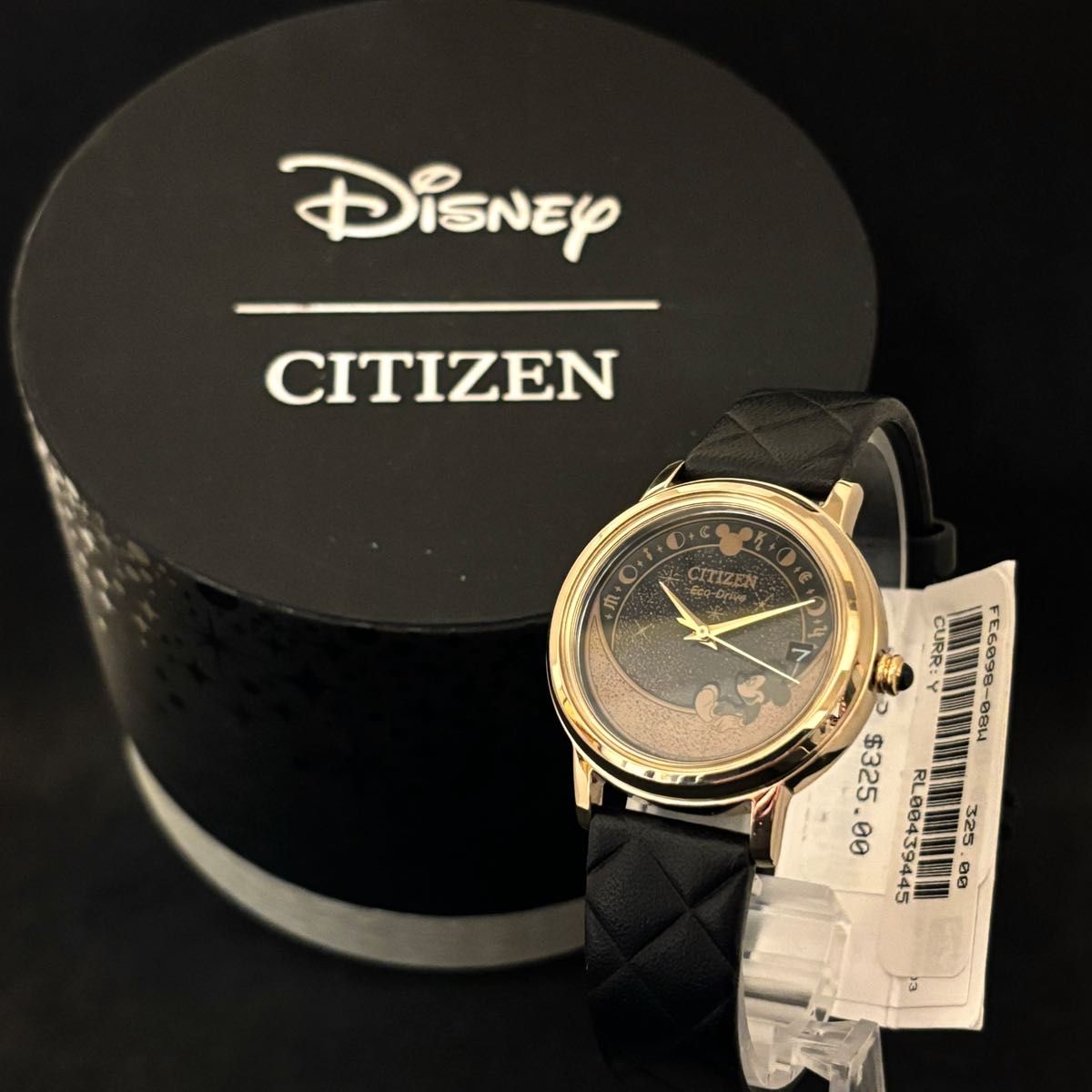 【Disney】展示品/CITIZEN/ミッキーマウス /シチズン/ディズニー/レディース腕時計/プレゼントに/女性用/ゴールド色