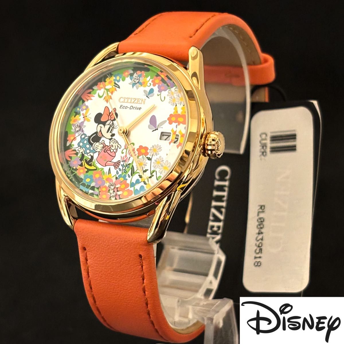 【Disney】CITIZEN/シチズン/レディース腕時計/展示品/ミニーマウス.ミニーちゃん/ディズニー/かわいい/花/水やり