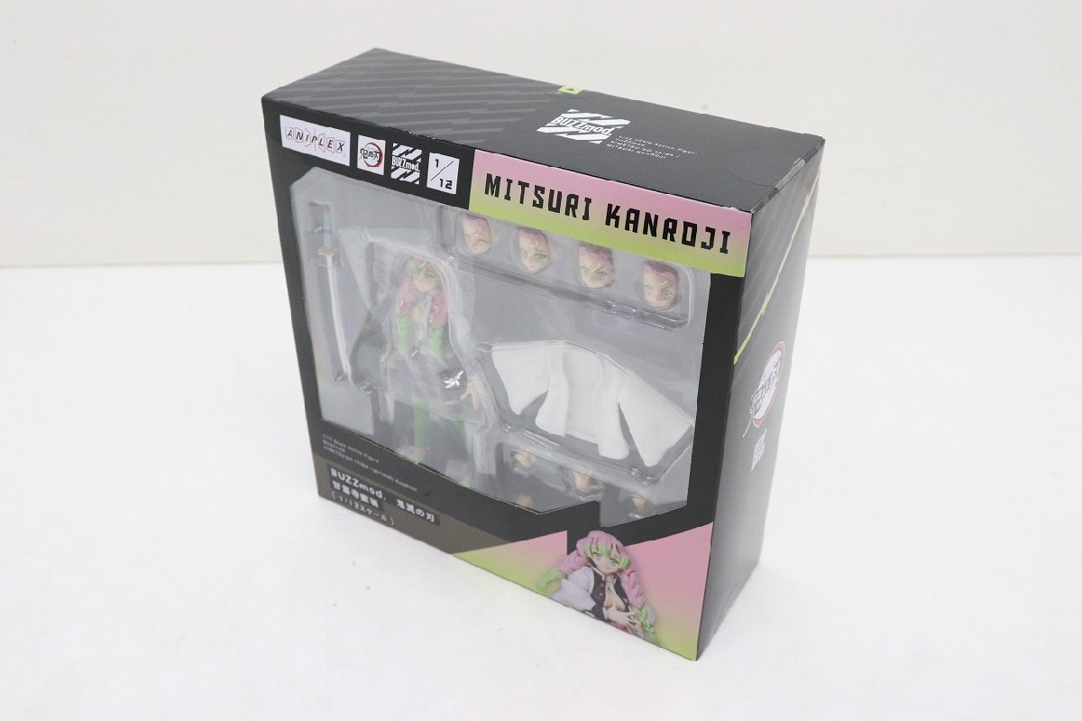 28HI●未開封 BUZZmod 鬼滅の刃 甘露寺蜜璃 1/12スケール フィギュア KANROJI MITSURI アクションフィギュア_画像9