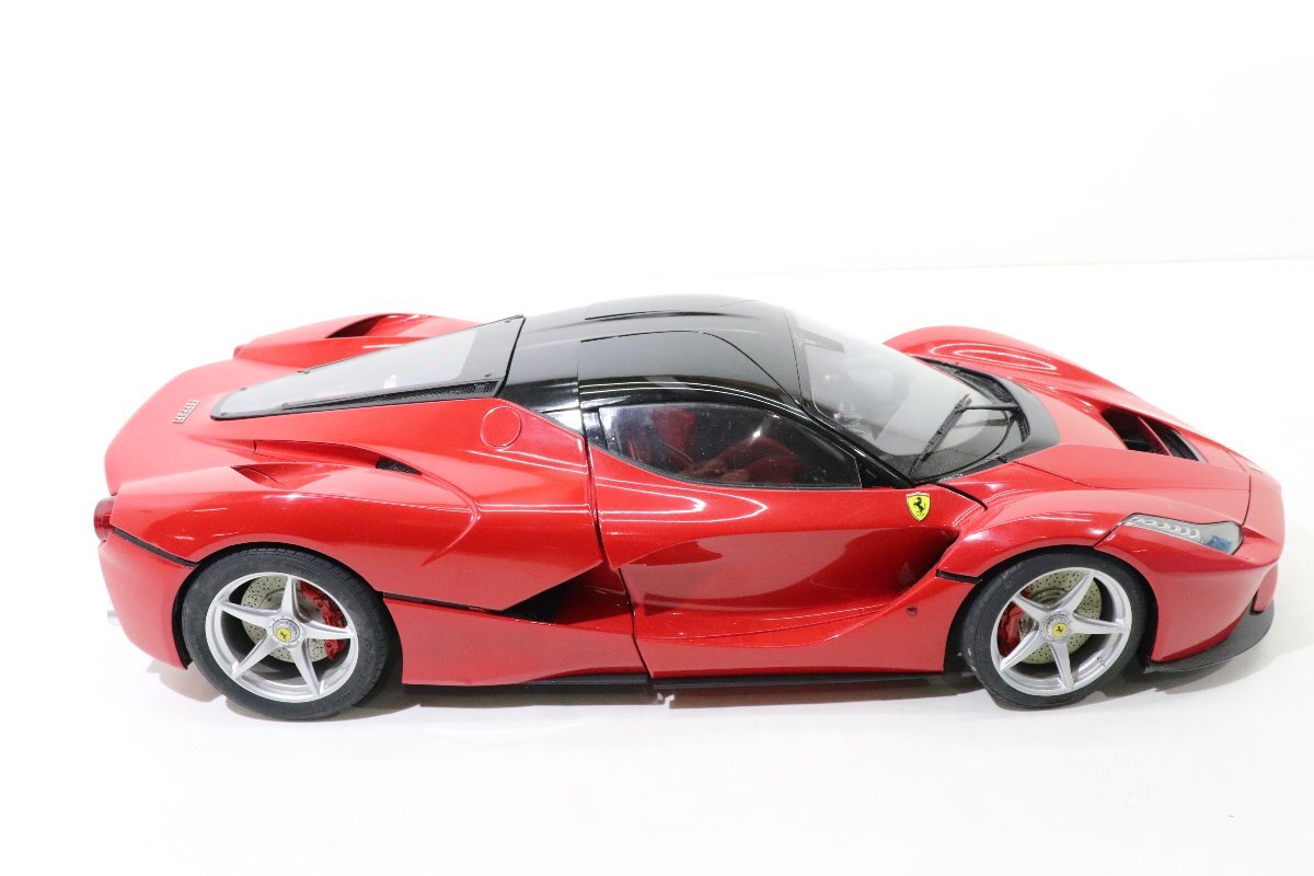 35JD●アシェット ラ フェラーリをつくる 1/8スケール La Ferrari 本体 リモコン付き 動作未確認 ジャンクの画像4