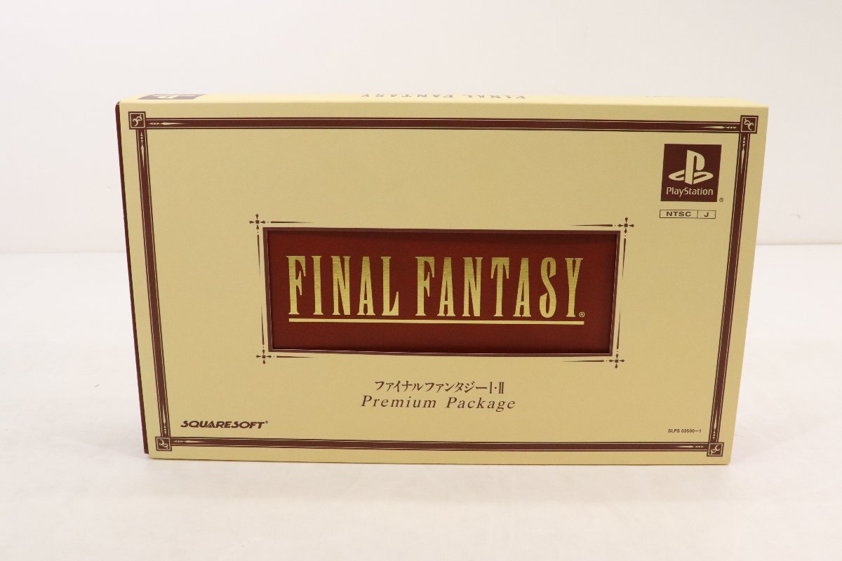 18JD●PSソフト ファイナルファンタジーI・II プレミアムパッケージ 限定フィギュア プレイステーション playstation 中古の画像1