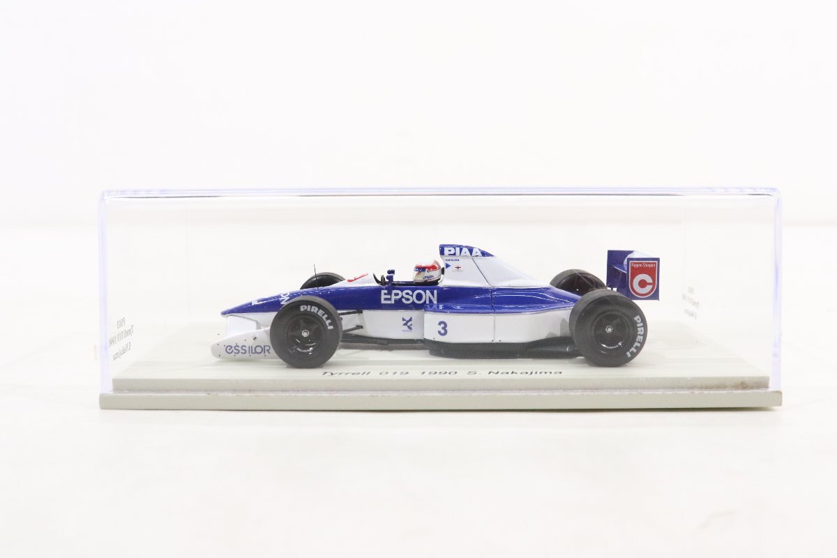 35JD●ミニカー 1/43 Tyrrell 019 1990 EPSON #3 ブルー×ホワイト autosport 50th anniversary 未開封の画像7