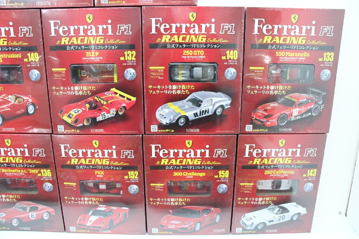 35MS●アシェット Hachette 公式フェラーリF1コレクション＆レーシングコレクション 27点セット 未開封 Ferrari F1 1/43スケールの画像4