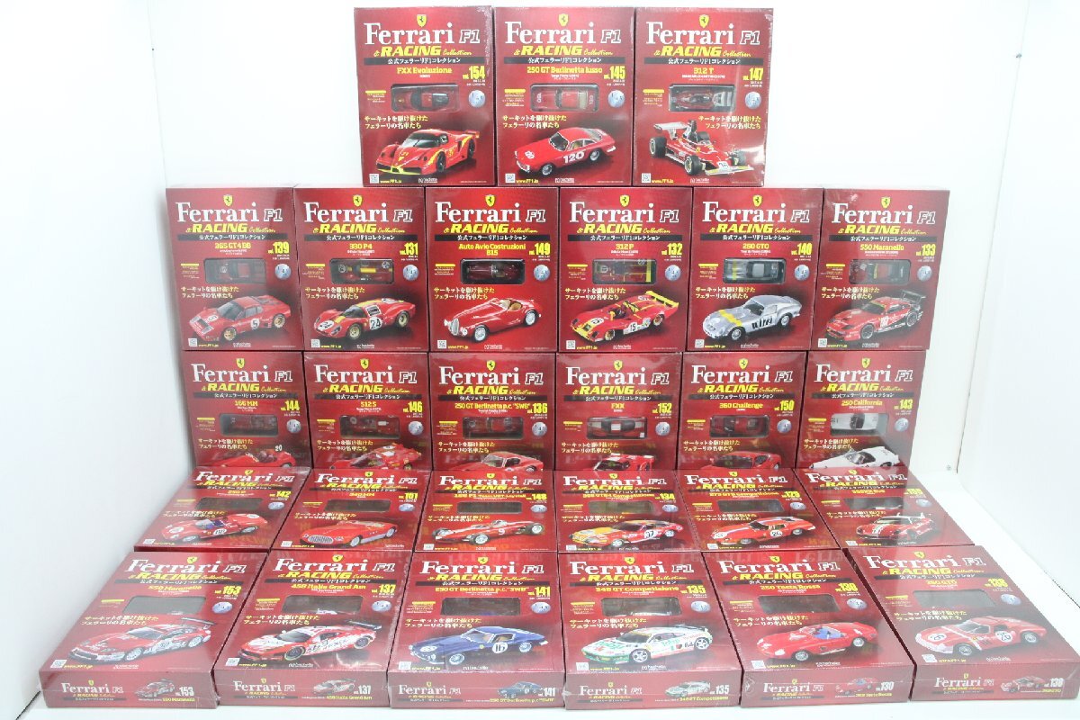 35MS●アシェット Hachette 公式フェラーリF1コレクション＆レーシングコレクション 27点セット 未開封 Ferrari F1 1/43スケールの画像1
