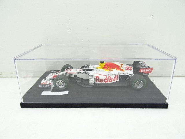 35MS●ホンダ HONDA レッドブル REDBULL 33 ミニカー レーシングカー 中古の画像1