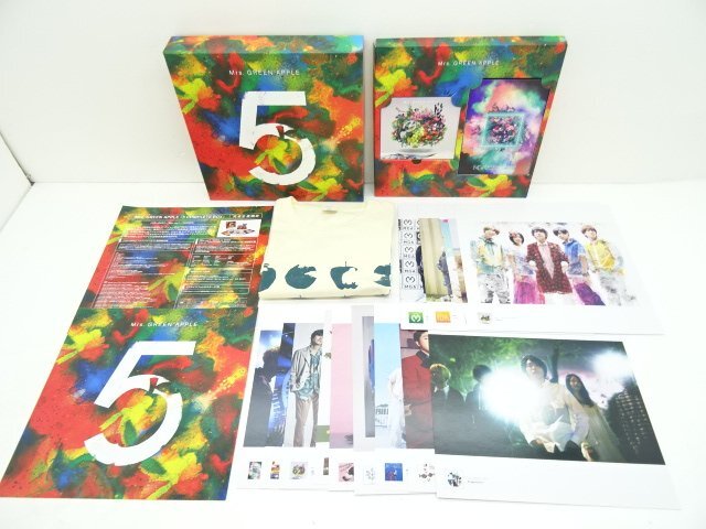 09MS●Mrs.GREEN APPLE 5 COMPLETE BOX CD＋DVD+Blu-ray 完全生産限定盤 中古 大森元貴 若井滉斗 藤澤涼架の画像1