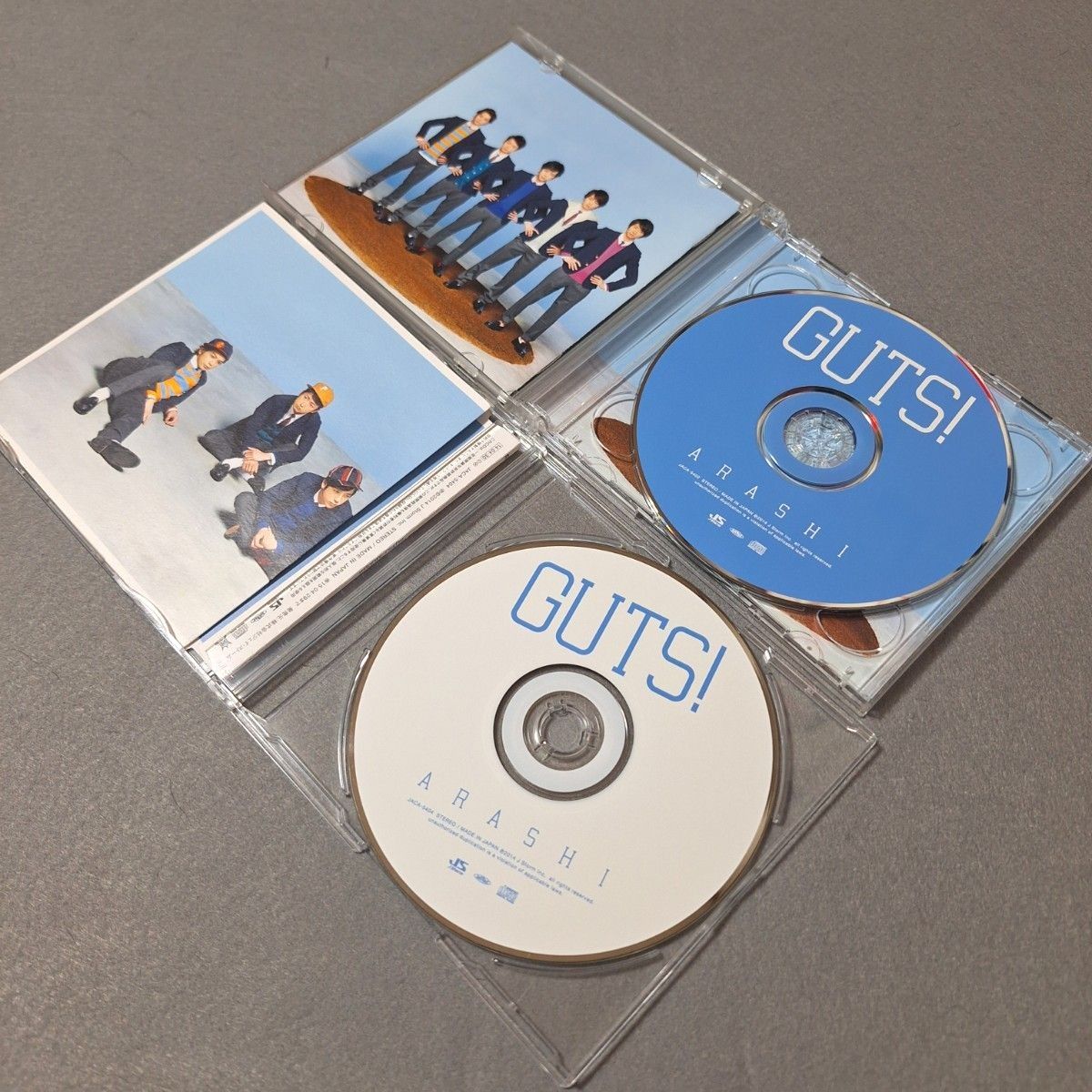 嵐  ARASHI 『GUTS!』通常盤CD  初回限定盤 CD+DVD (ビデオクリップ) セット