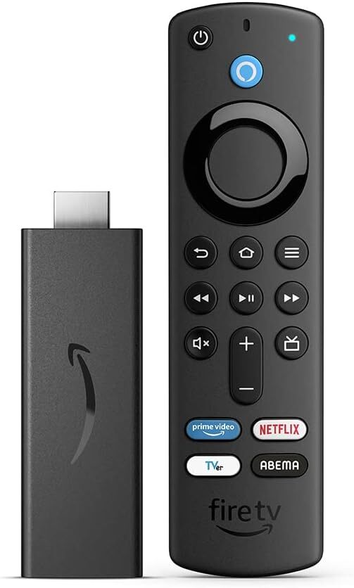 Fire TV Stick 第3世代 TVerボタン版 Amazon ファイヤー スティック Alexa対応 音声認識リモコン 付属の画像2