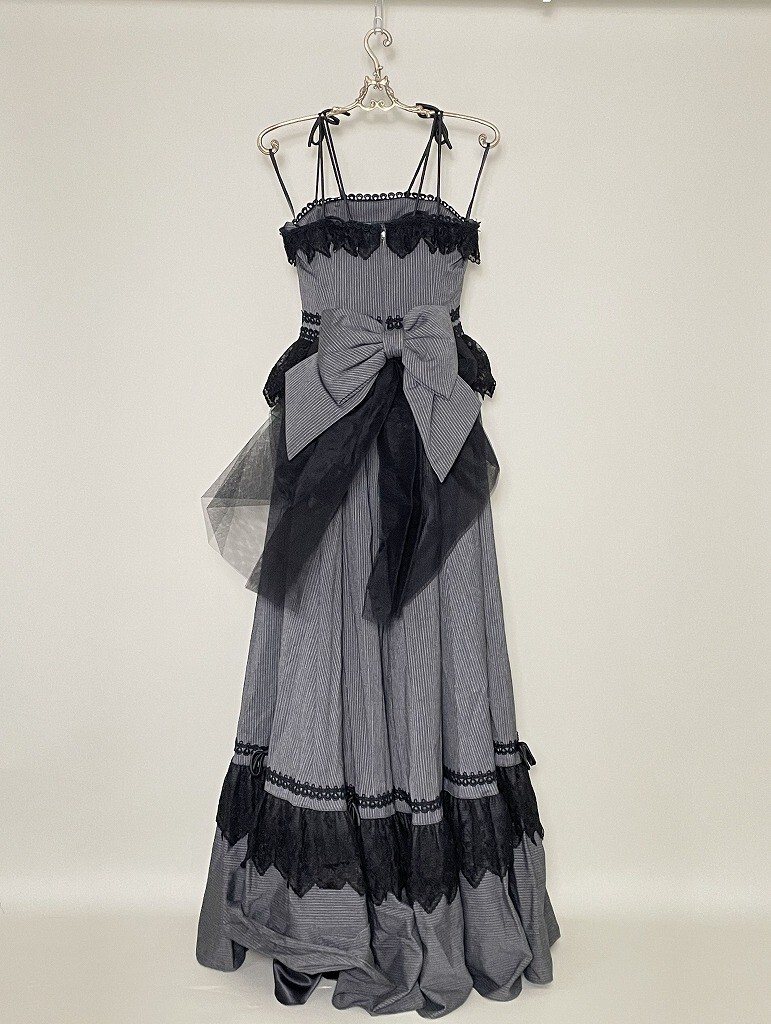 IROHA* wedding dress [ta0676] recycle [ color dress ] black size unknown retro 