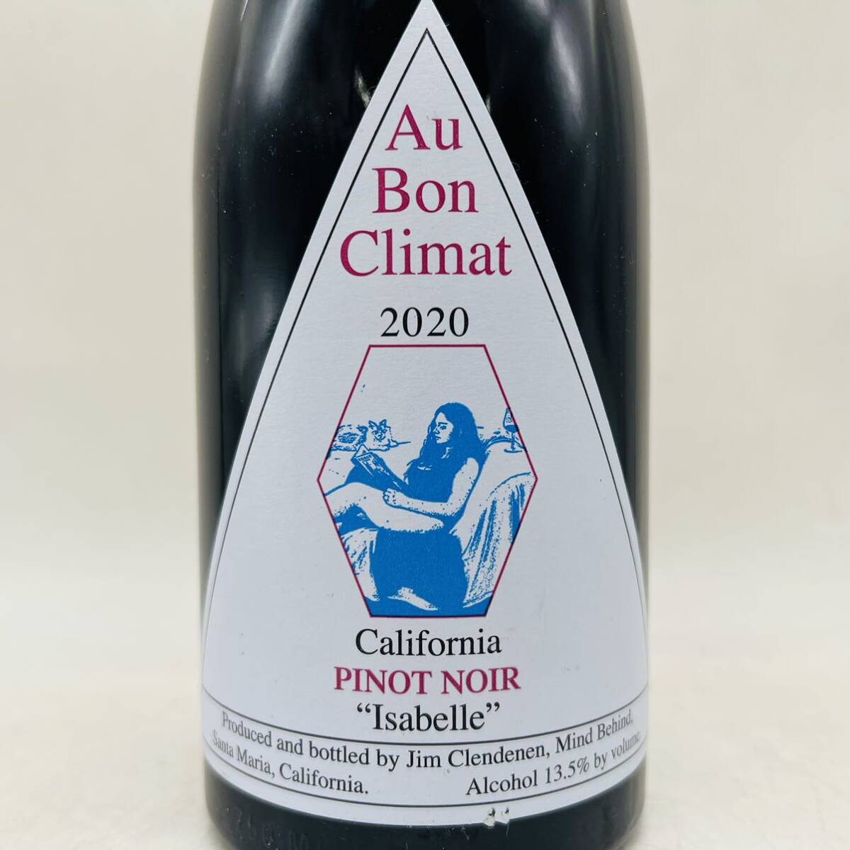 【未開栓】Au Bon Climat Isabelle Pinot Noir オー ボン クリマ イザベル ピノ ノワール 2020 13.5％ 750ml WI3021の画像2