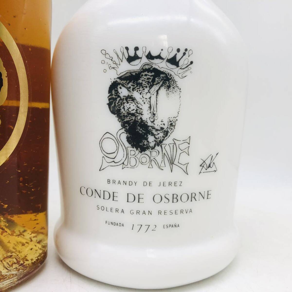 【未開栓】AU STRALIAN GOLDEN 500-750ml 37.6％ CONDE DE OSBORNE コン デ オズボーン1508g ブランデー 3本セット まとめ売りBR9831の画像3