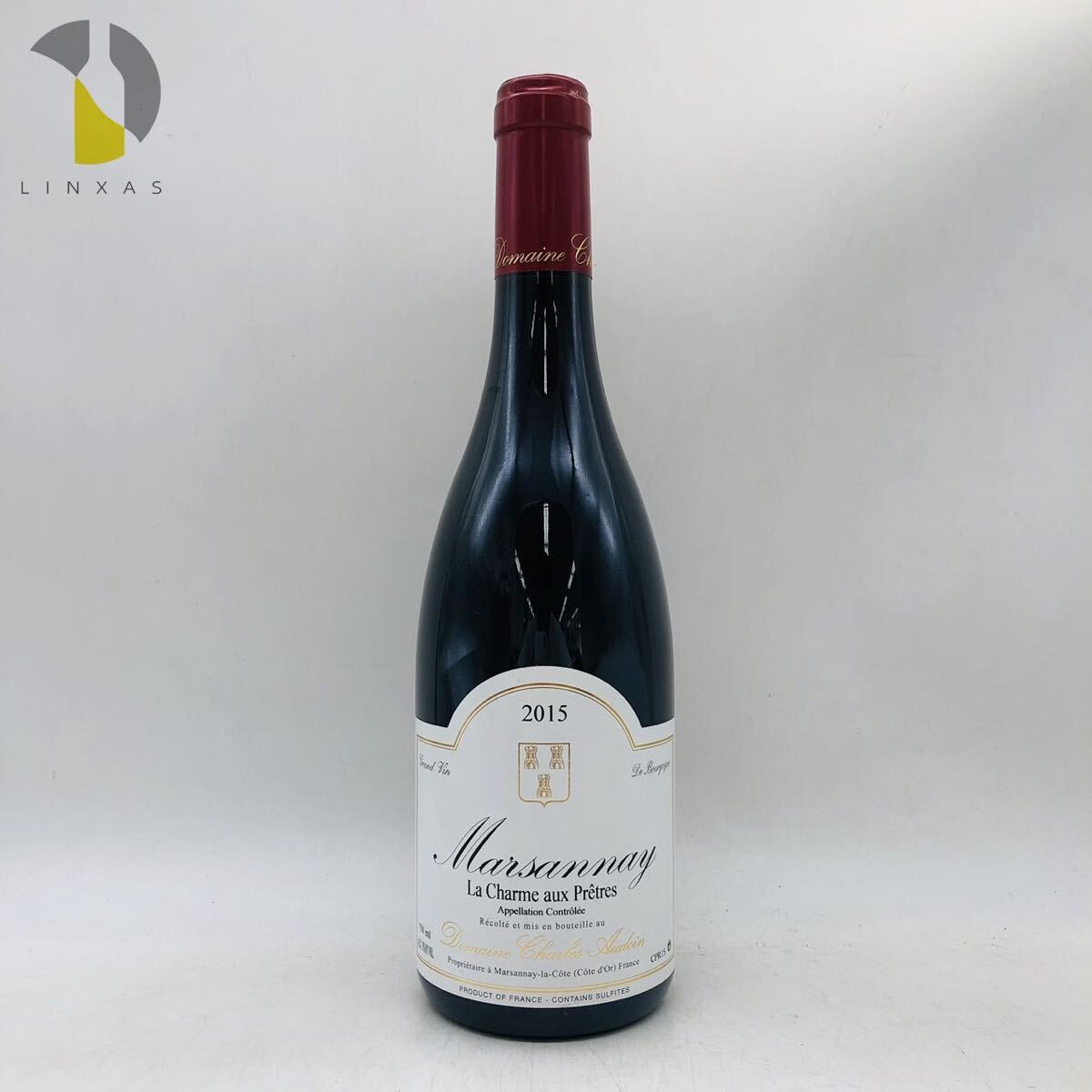 1円～【未開栓】Marsannay La Charme aux Pretres Rouge マルサネ ラ シャルム オー プレットル ルージュ 2015 赤ワイン 750ml 13％ WI3088の画像1