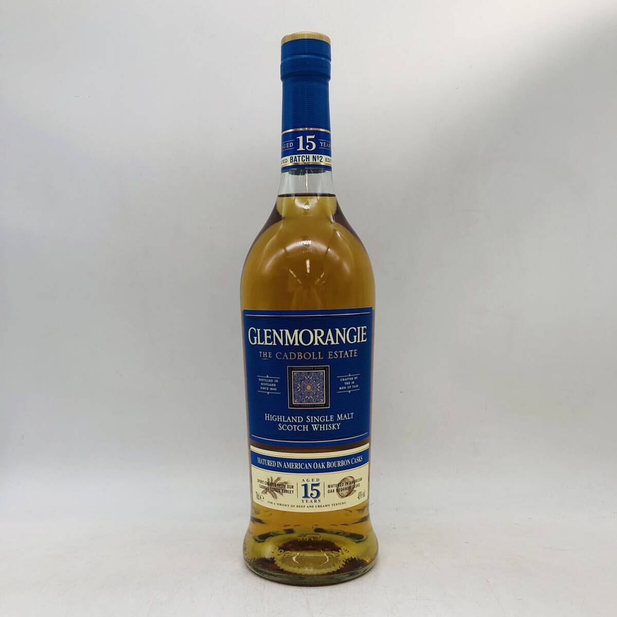 【未開栓】GLENMORANGIE グレンモーレンジ 15年 バッチNo2 カドボール エステート ウイスキー 700ml 43% 箱付き WH48840 の画像2