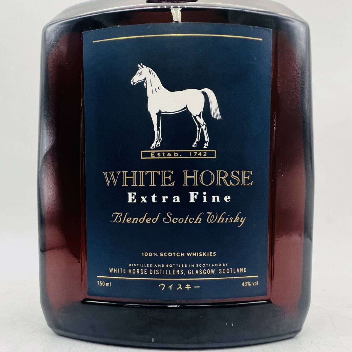 【未開栓】WHITE HORSE 12年 ホワイトホース エクストラ ファイン スコッチ ウイスキー 750ml 43％ WH49089の画像3