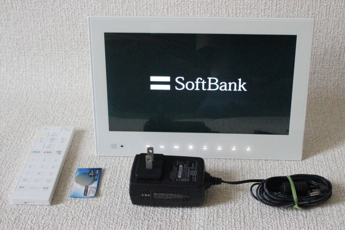 SoftBank PhotoVision ソフトバンク TV 202HW お風呂 テレビ 録画 フォトビジョン フォトフレーム 白 ホワイト 全面化 改造済みの画像1