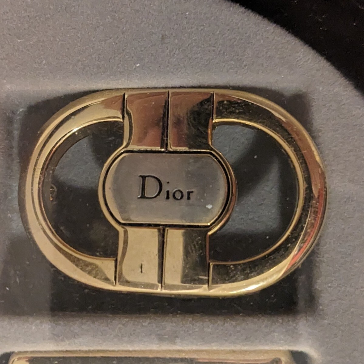 クリスチャンディオール ベルト ギフトセット ロゴバックル ゴールド金具 ブランド 小物 メンズ ブラック Christian Diorの画像4