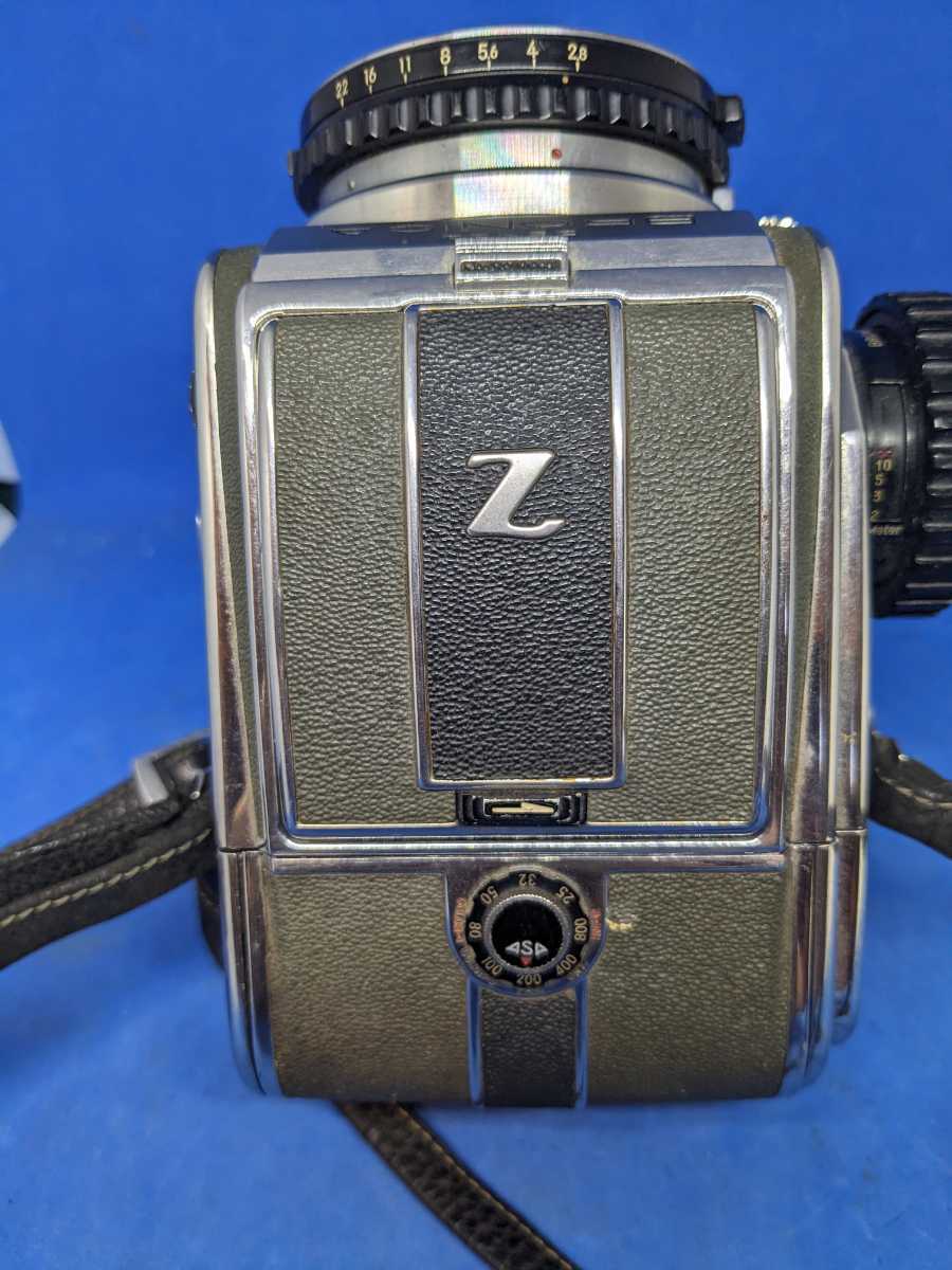 ZENZA BRONICA D DX ボディ ジャンク ゼンザブロニカ 初期型 デラックス nikon レンズ 純正ケース 予備 フィルムパックの画像8