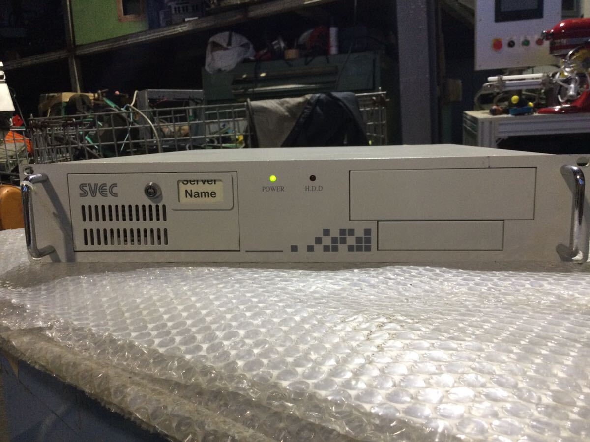 Alpha Powered SVEC ( SERVER NAME) サーバー動作電源確認済み
