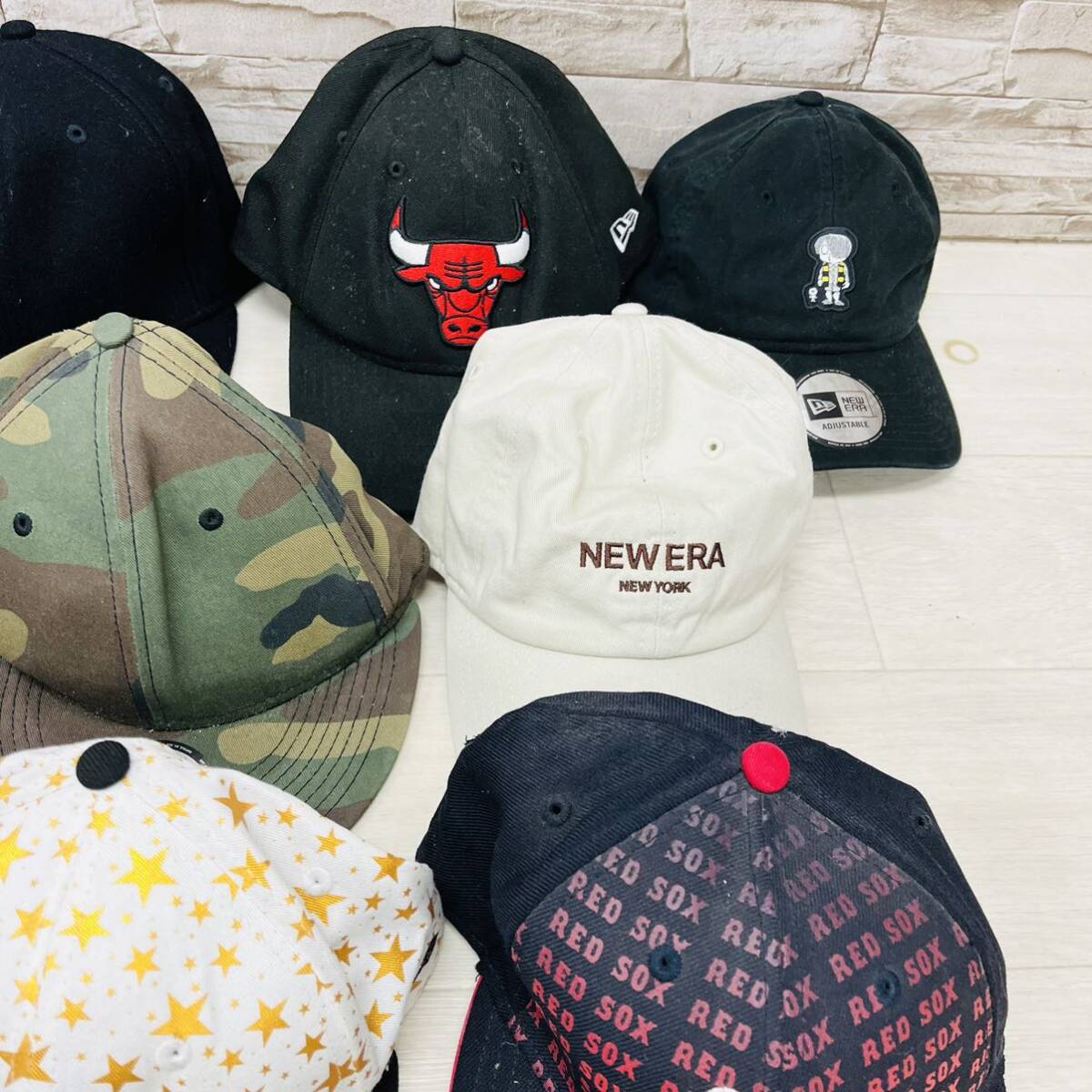 ☆大量・1円〜☆ NEW ERA ニューエラ キャップ 帽子 まとめて 26個 セット まとめ売り NEWERA NY ヤンキース KENZO THRASHER コカコーラ ①の画像10