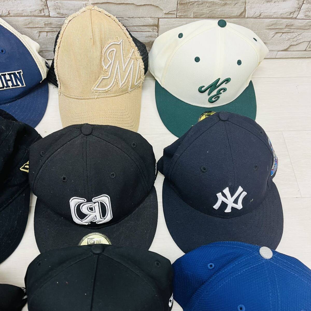 ☆大量・1円〜☆ NEW ERA ニューエラ キャップ 帽子 まとめて 25個 セット まとめ売り NEWERA NY LA ドラゴンボール FTC スナップバック ①の画像10